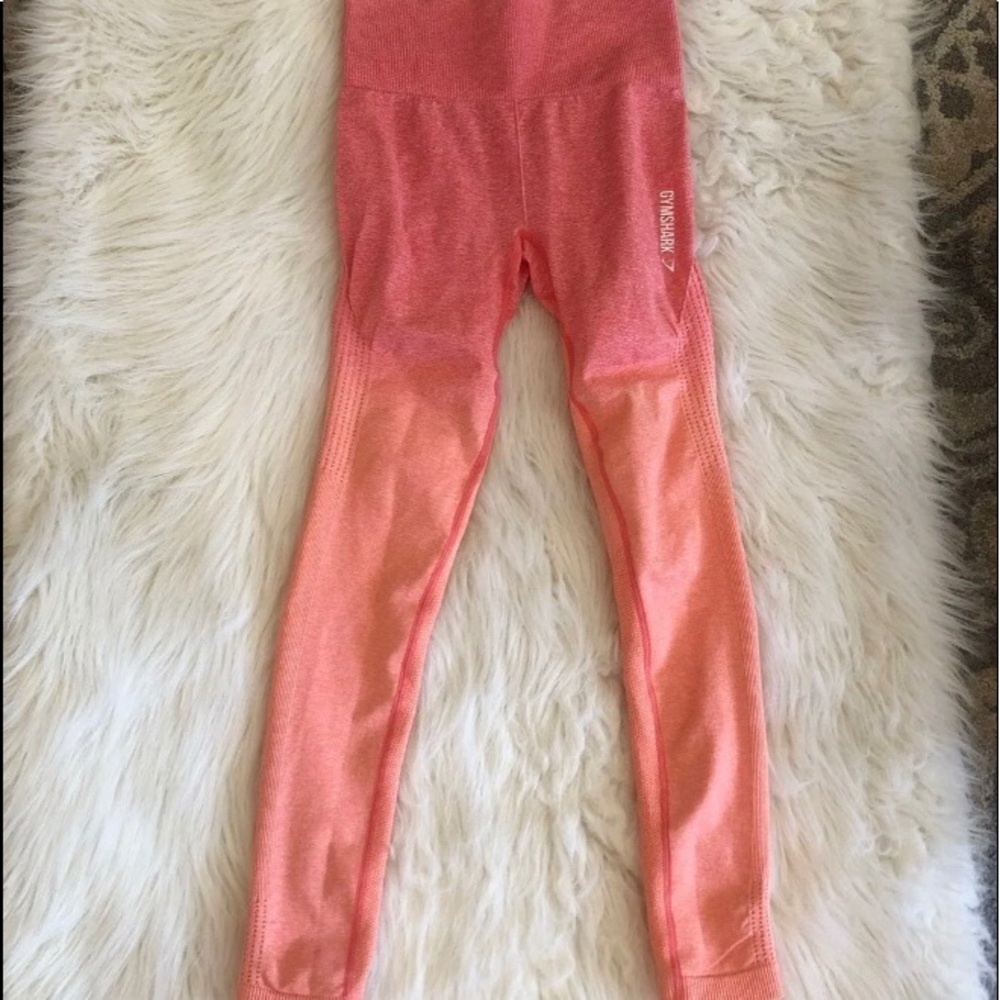 Gymshark Coral Ombre Leggings-XS